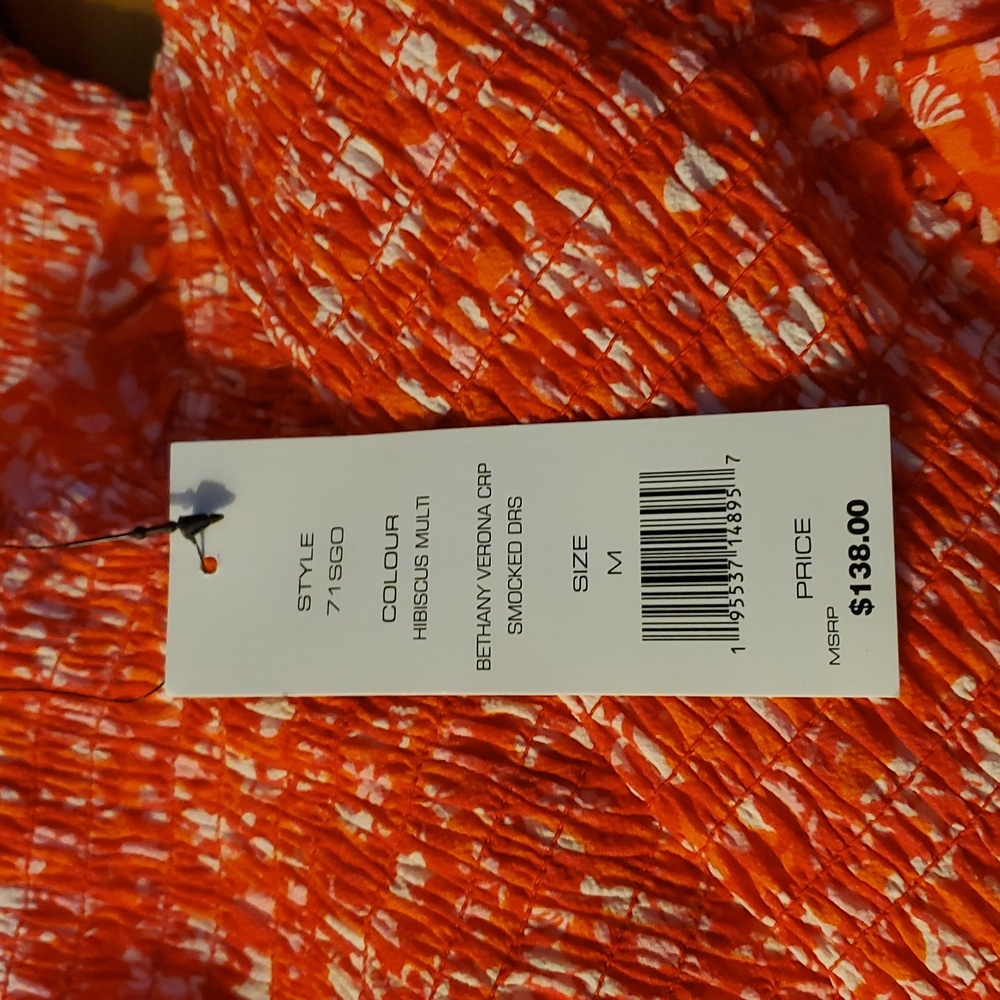 FRENCH CONNECTION Floral Ruffle Dress Size Med - Picture 6 of 8